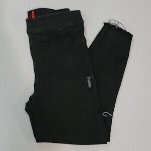 SPANX Distressed Raw Hem Jeggings size XL